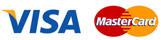 Accettiamo VISA e MasterCard