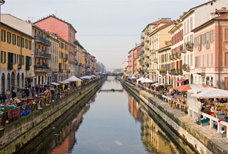 Navigli di Milano – zona in cui si trova il ristorante Marina